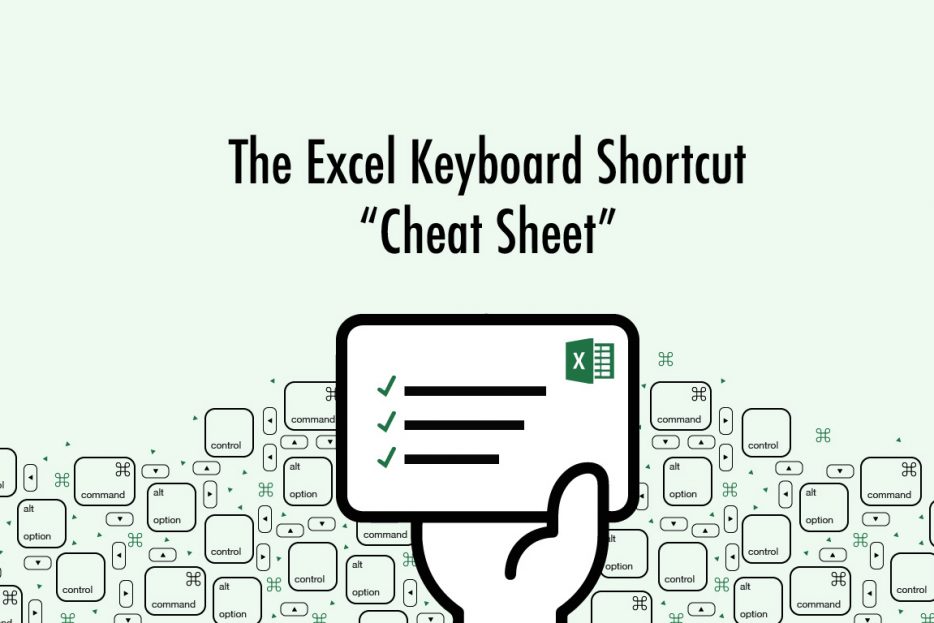 keyboard shortcut for end down in excel on a mac
